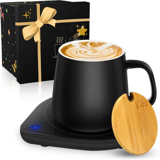 Coffee Cup Warmer with Mug Set - Selected Featured Cups Of The Month