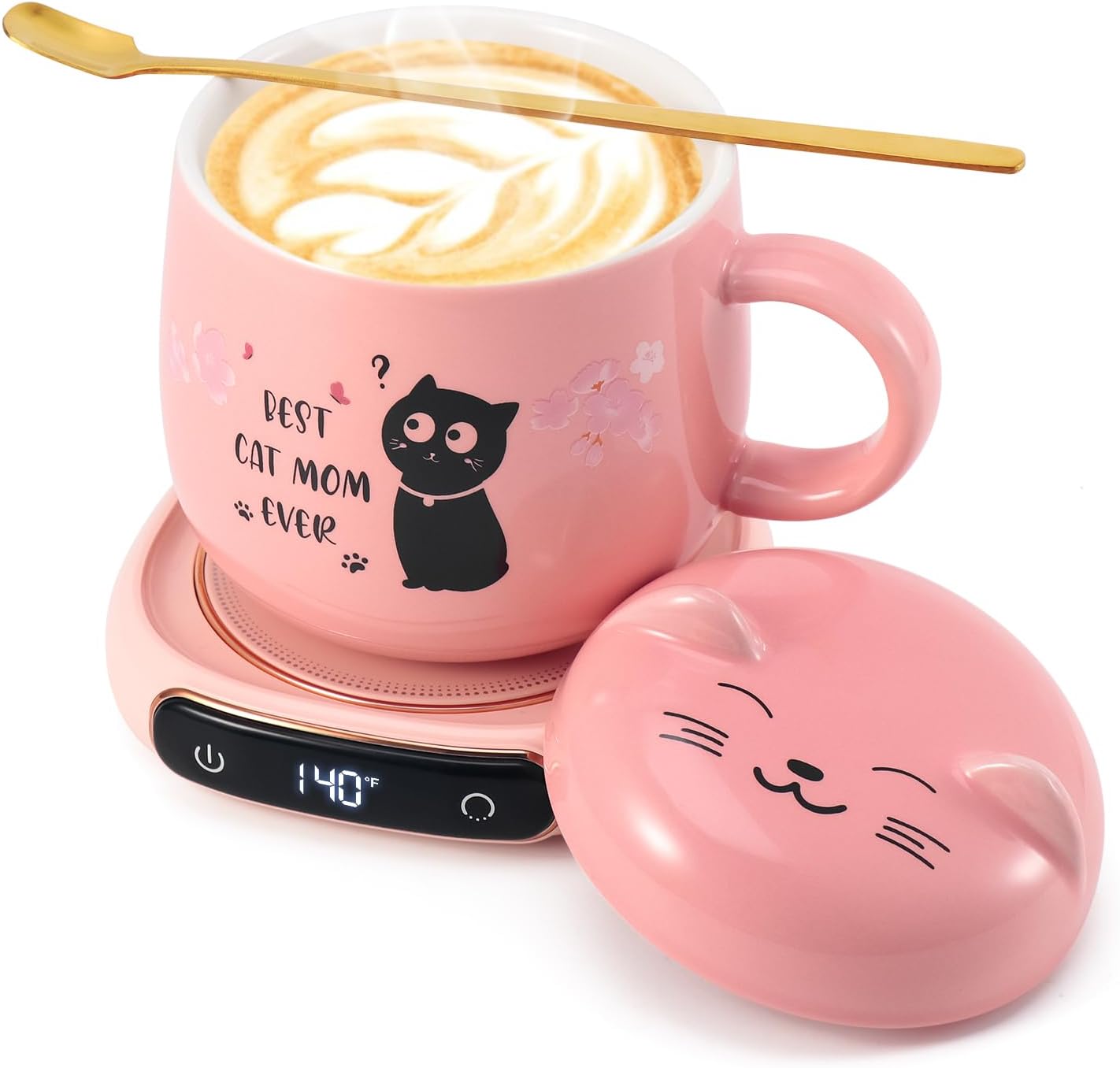 Purrfect Coffee Mugs Ever & Warmer Must See Sets - Selected Featured October Cups of the month!